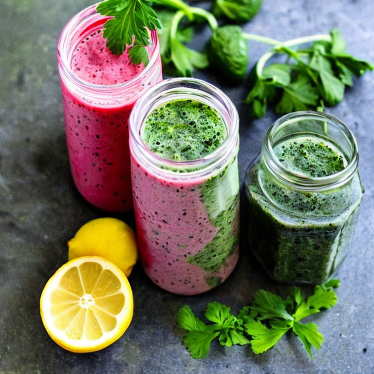 Revitalize Your Health with Parsley and Lemon Smoothies