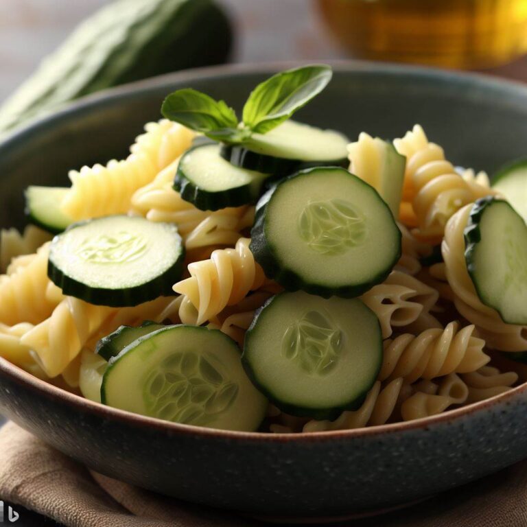 Cool and Crisp: Cucumber Pasta Salad